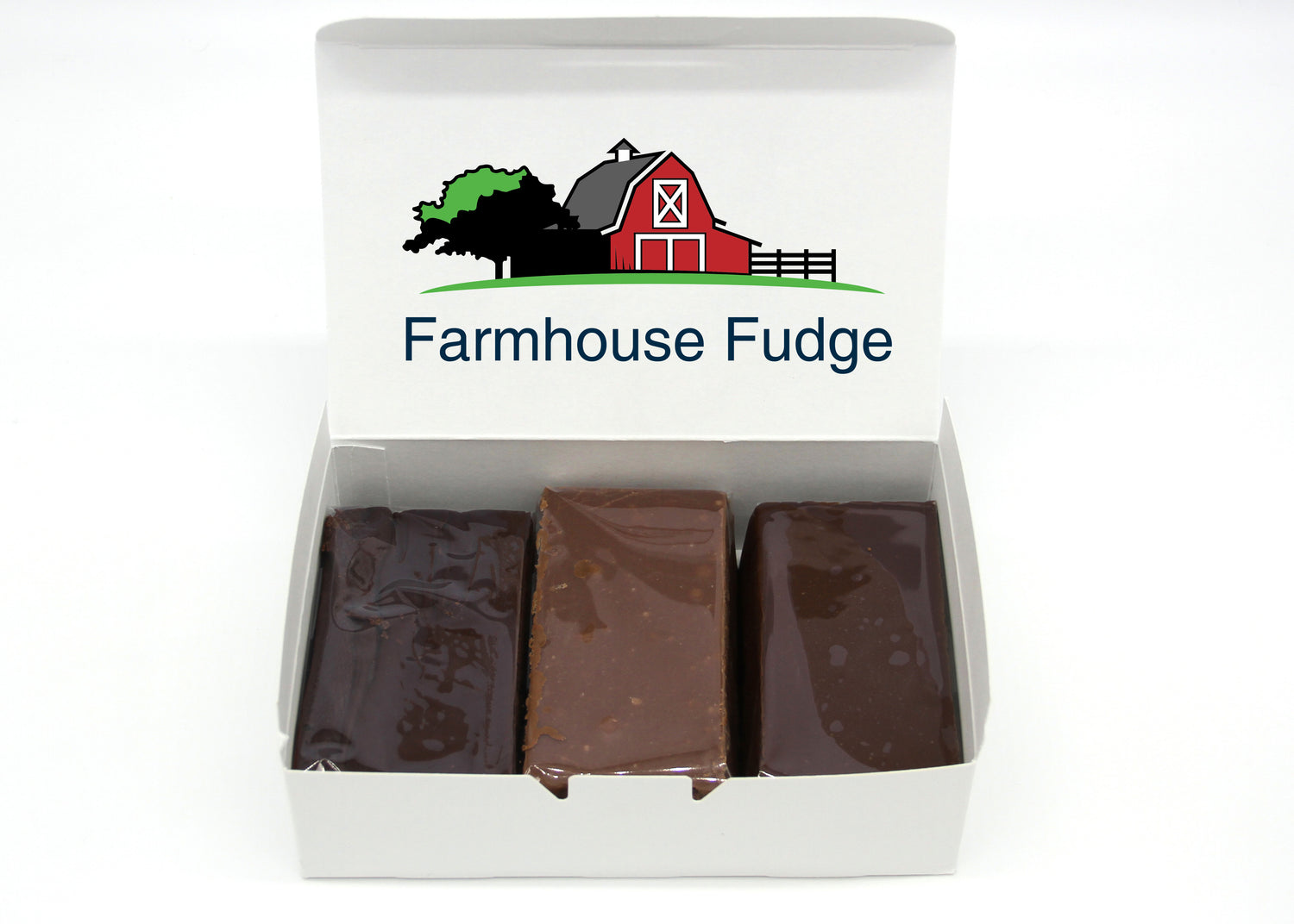 3 Piece Fudge Sampler boxes