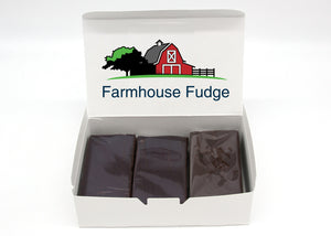 VEGAN Dark Chocolate Fudge 3 Piece Box