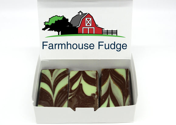 Mint Chocolate Fudge 3 Piece Box