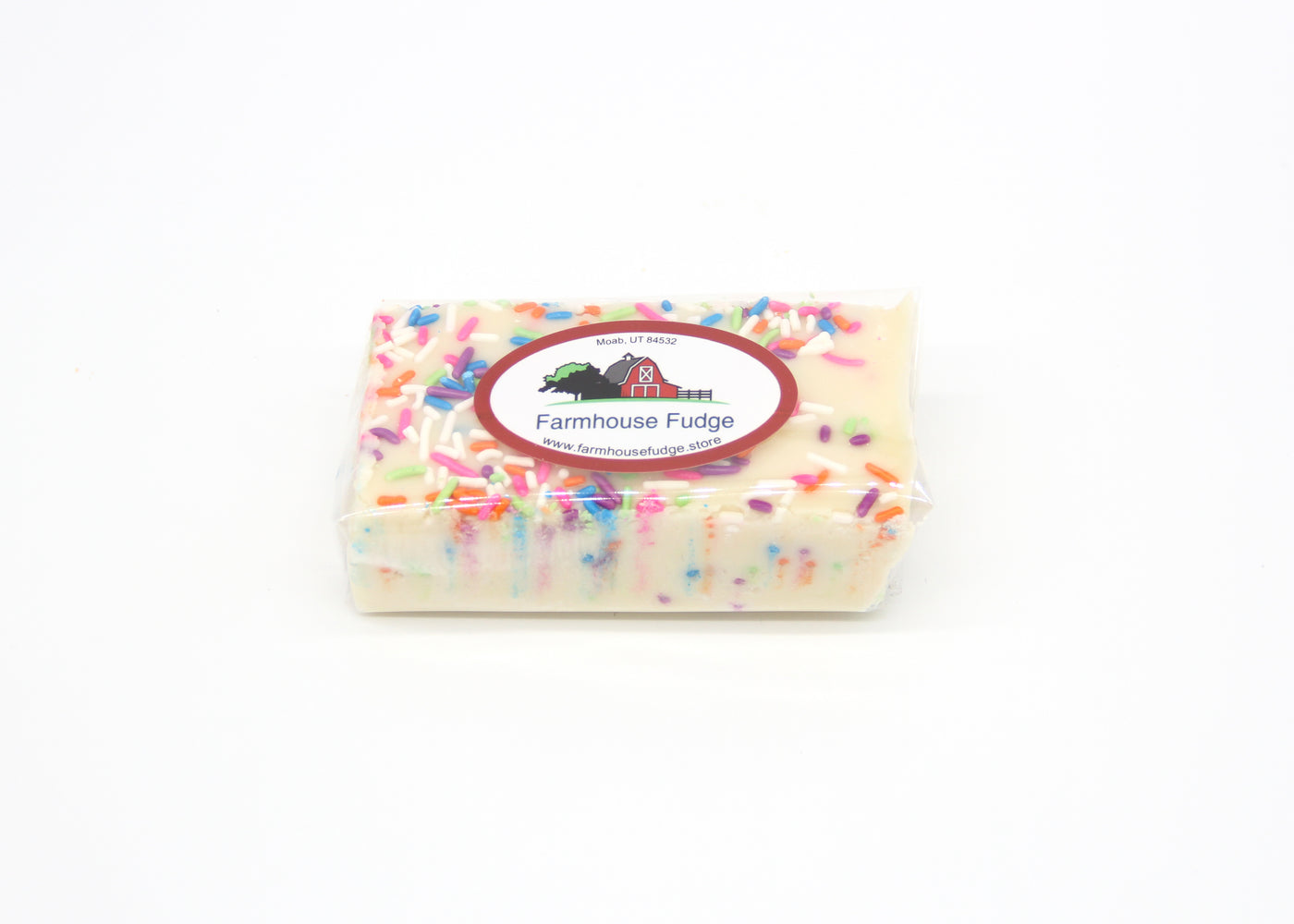 Birthday Cake Fudge 1 Piece Container