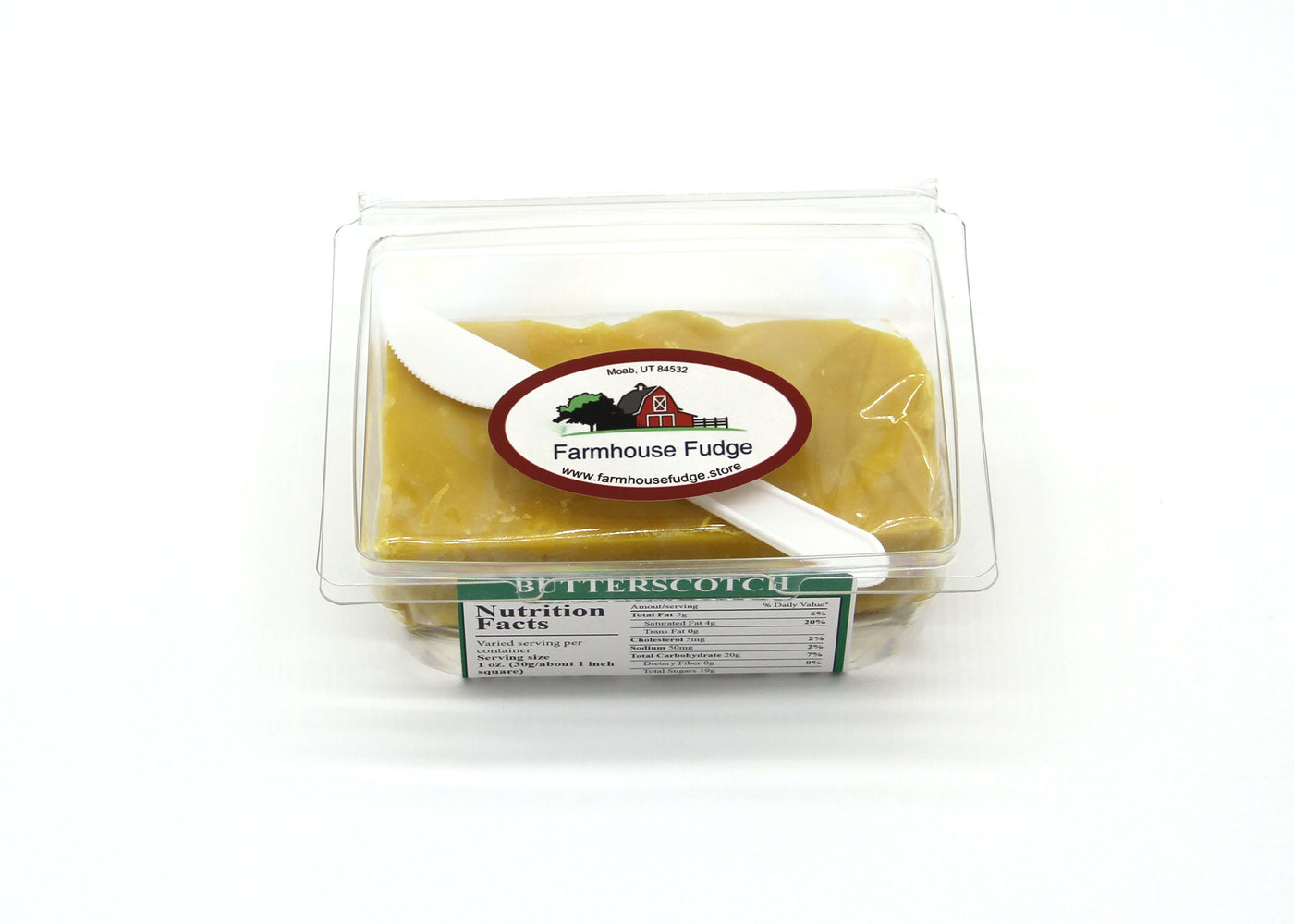Butterscotch Fudge 1 Piece Container