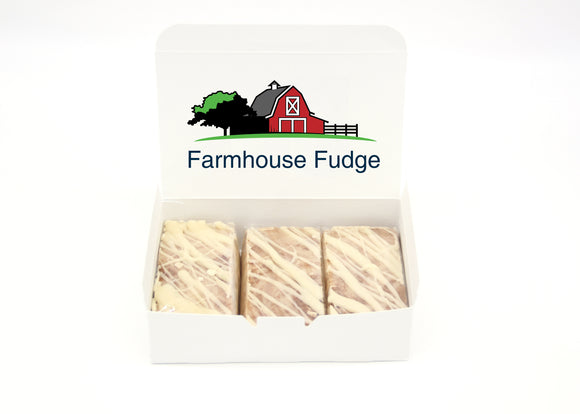 Cinnamon Roll Fudge 3 Piece Box