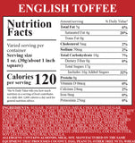 English Toffee Fudge 1 Piece Container