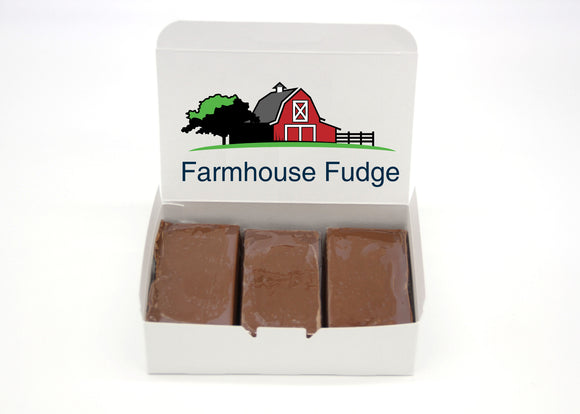 Milk Chocolate Fudge 3 Piece Box