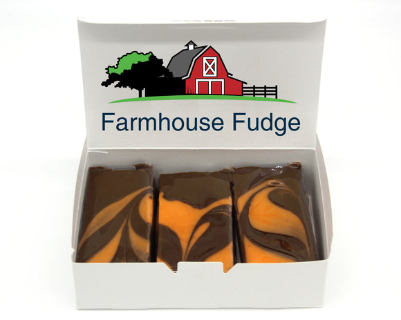 Orange Chocolate Fudge 3 Piece Box