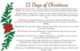 12 Days of Christmas Fudge Box