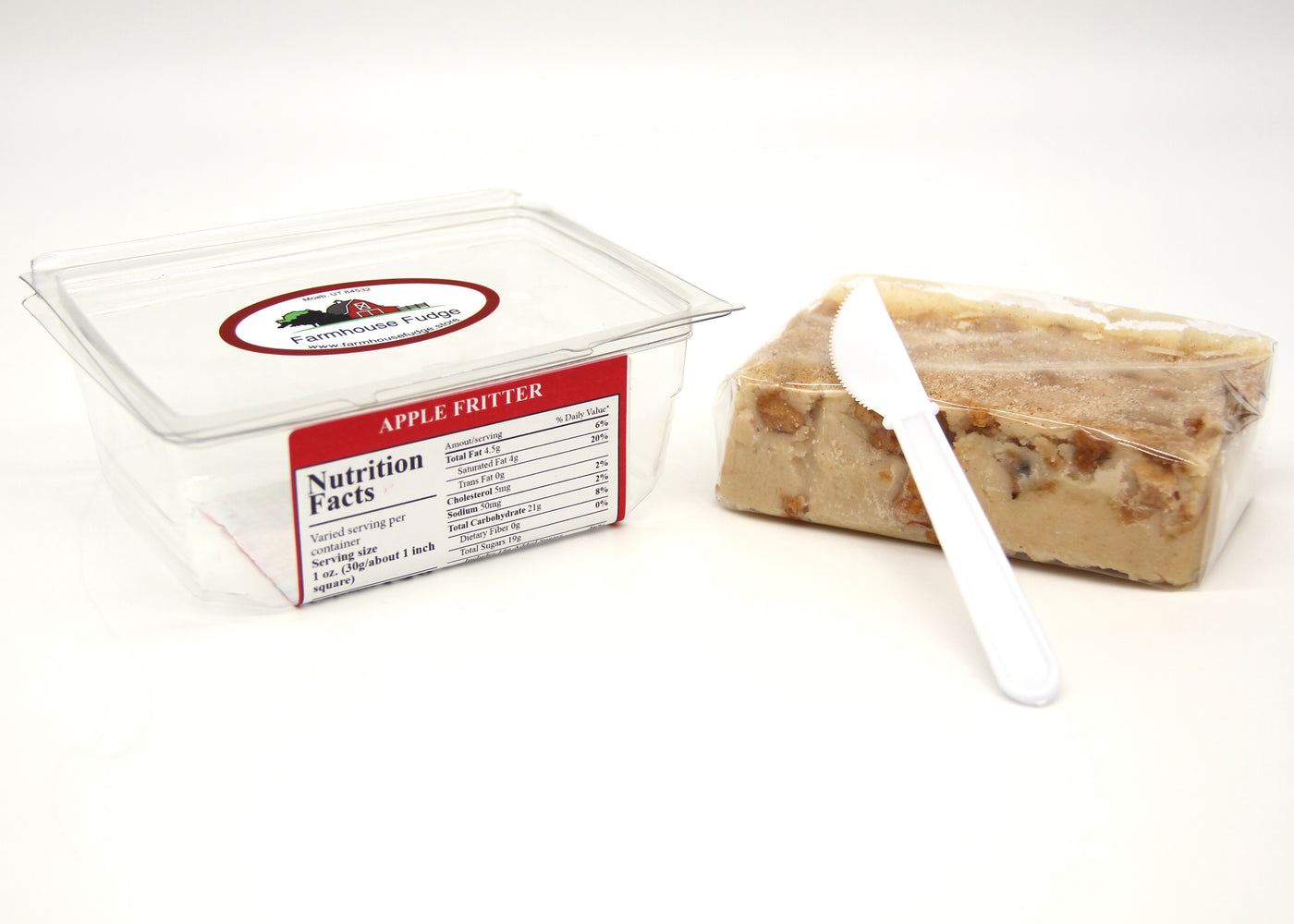 Apple Fritter Fudge 1 Piece Container