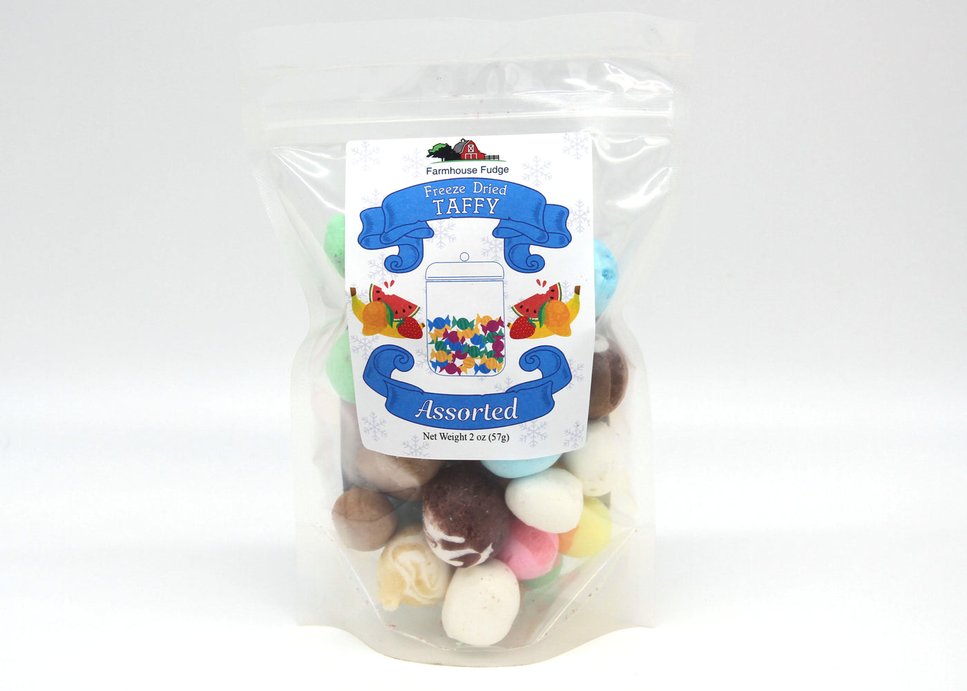 Assorted Freeze Dried Taffy 2 oz.