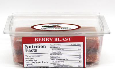 Berry Blast Fudge 1 Piece Container