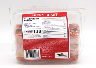 Berry Blast Fudge 1 Piece Container