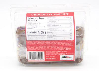 Chocolate Walnut Fudge 1 Piece Container