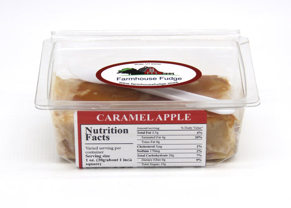 Caramel Apple Fudge 1 Piece Container