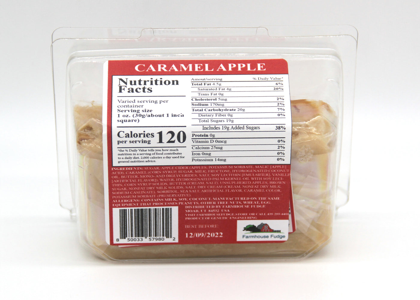 Caramel Apple Fudge 1 Piece Container
