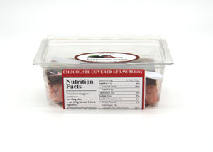 Chocolate Covered Strawberry Fudge 1 Piece Container