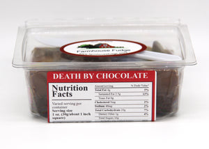 Death by Chocolate Fudge 1 Piece Container