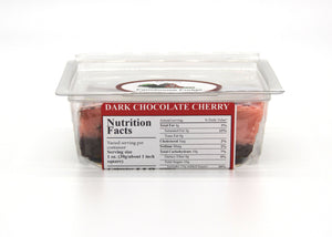 Dark Chocolate Cherry Fudge 1 Piece Container