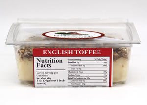 English Toffee Fudge 1 Piece Container