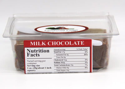 Milk Chocolate Fudge 1 Piece Container