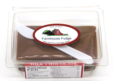 Milk Chocolate Fudge 1 Piece Container