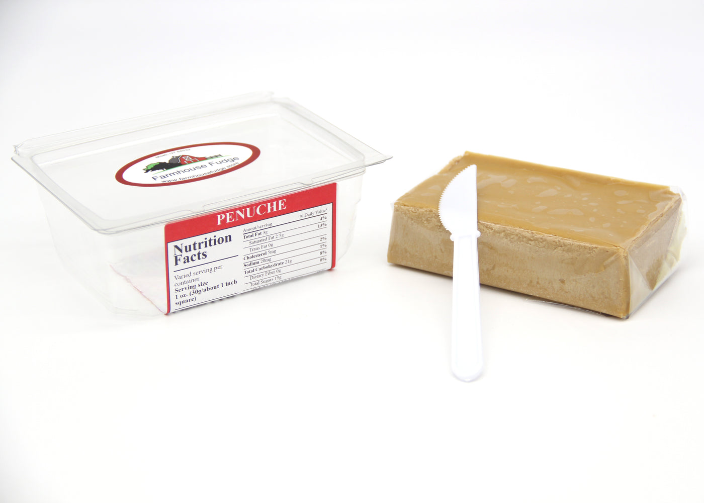 Penuche Fudge 1 Piece Container