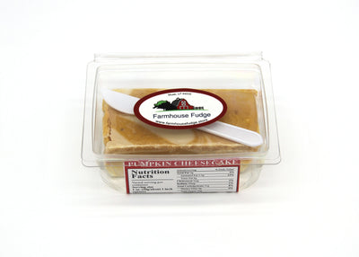 Pumpkin Cheesecake Fudge 1 Piece Container