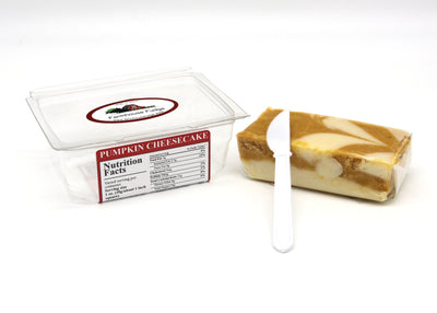 Pumpkin Cheesecake Fudge 1 Piece Container