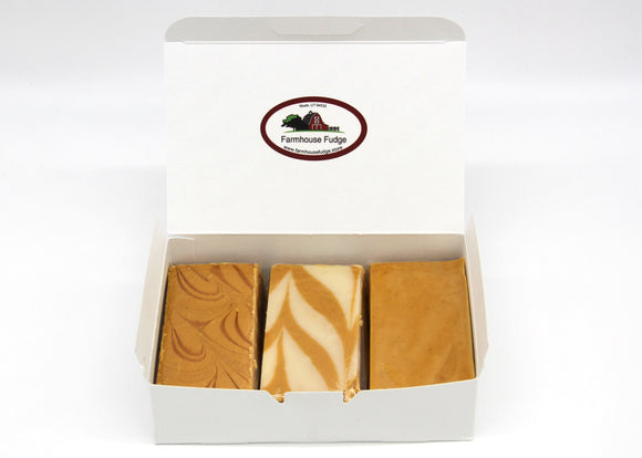 Pumpkin Lovers Fudge 3 Piece Box