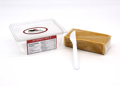 Pumpkin Spice Fudge 1 Piece Container