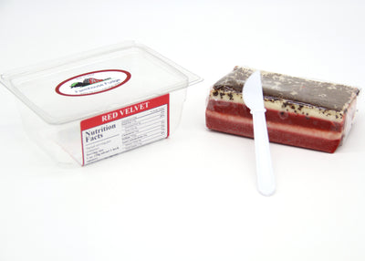 Red Velvet Fudge 1 Piece Container