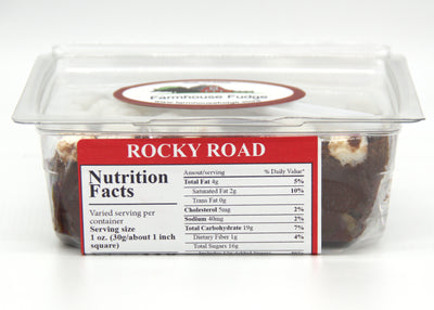 Rocky Road Fudge 1 Piece Container