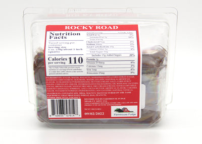 Rocky Road Fudge 1 Piece Container