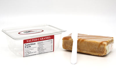 Salted Caramel Fudge 1 Piece Container