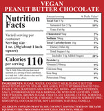 VEGAN Peanut Butter Chocolate Fudge 3 Piece Box